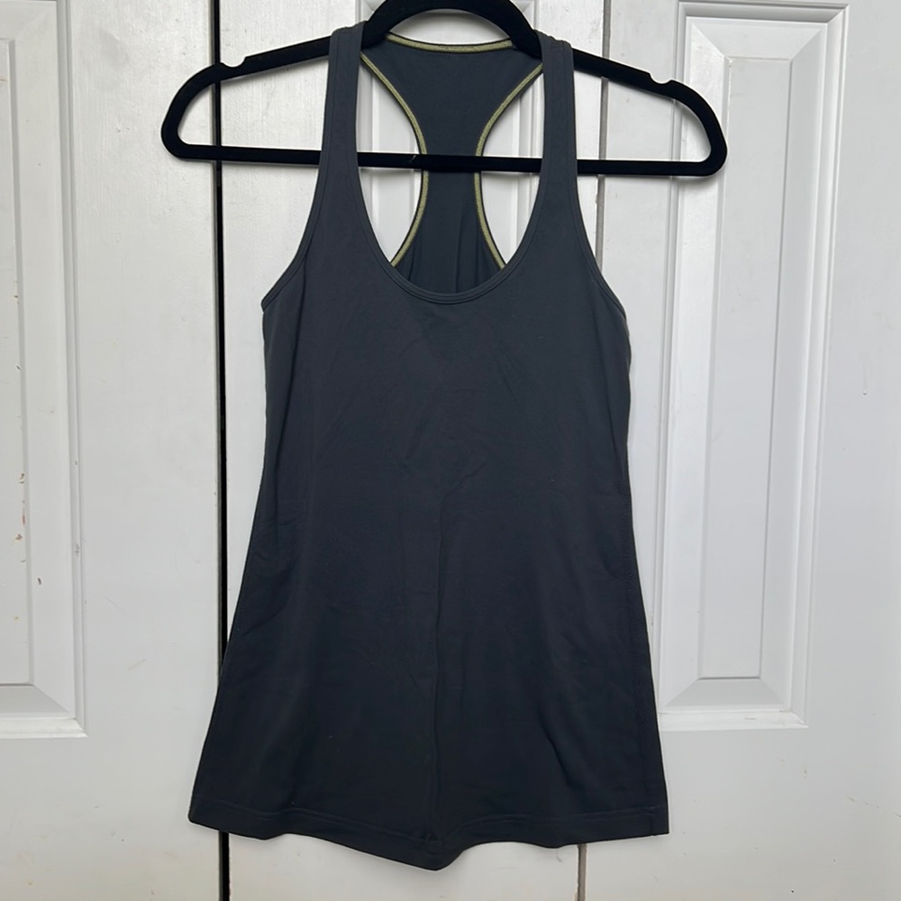 Grey Lululemon loose fit tank top